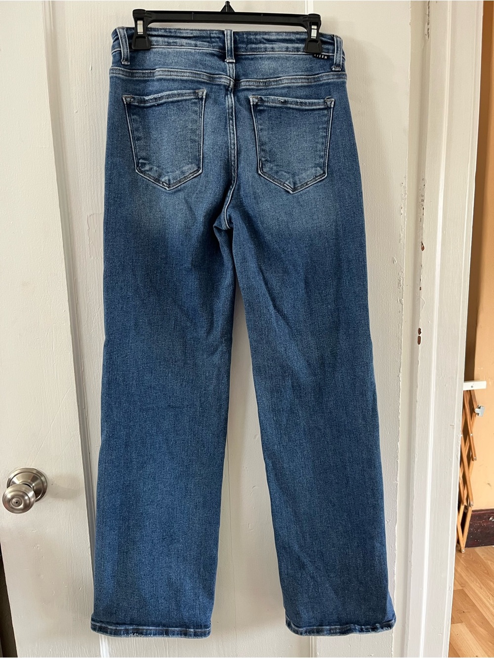 Risen Mid Rise Straight Denim Jeans size 9/29 - Picture 6 of 16